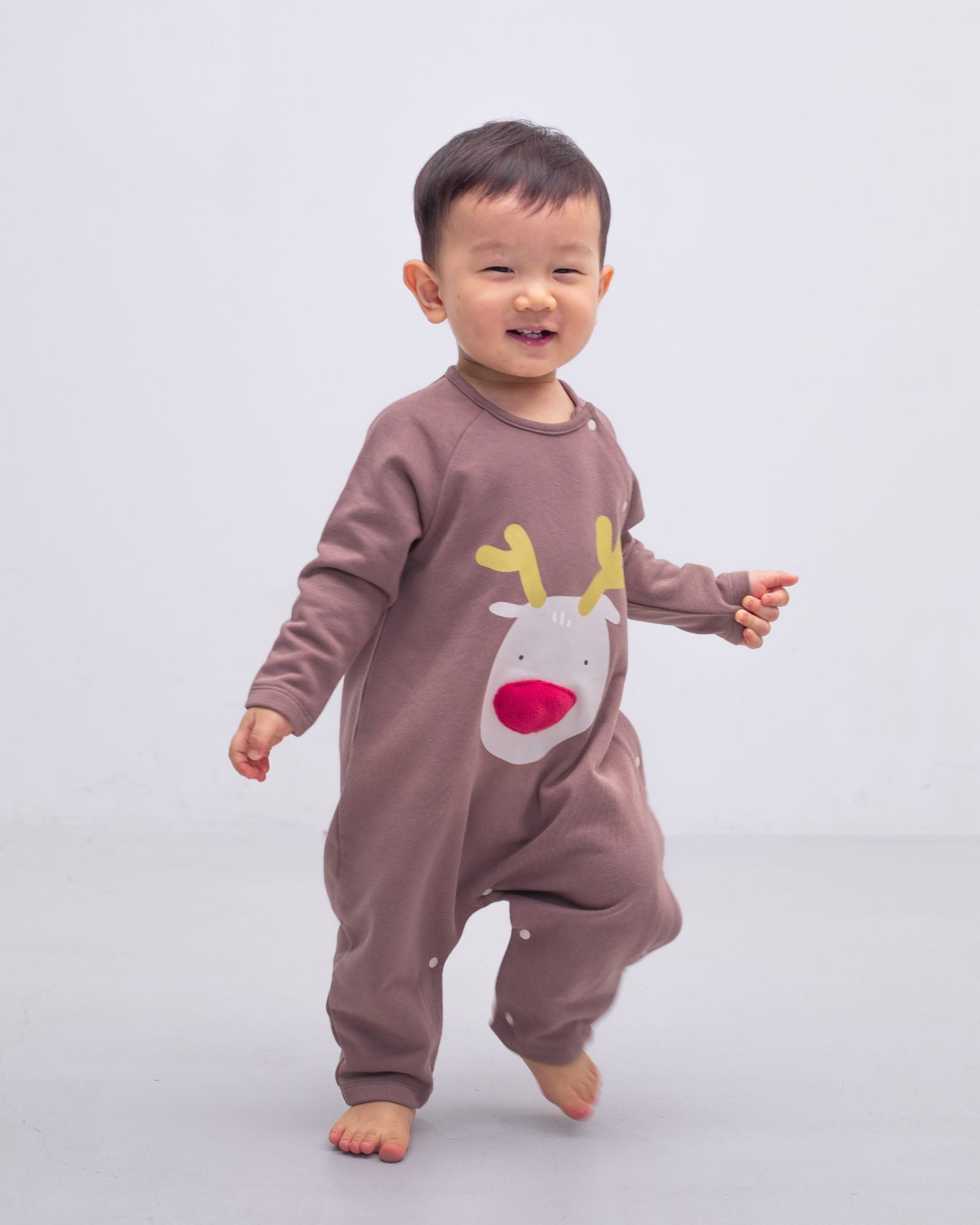 馴鹿嬰兒連身衣