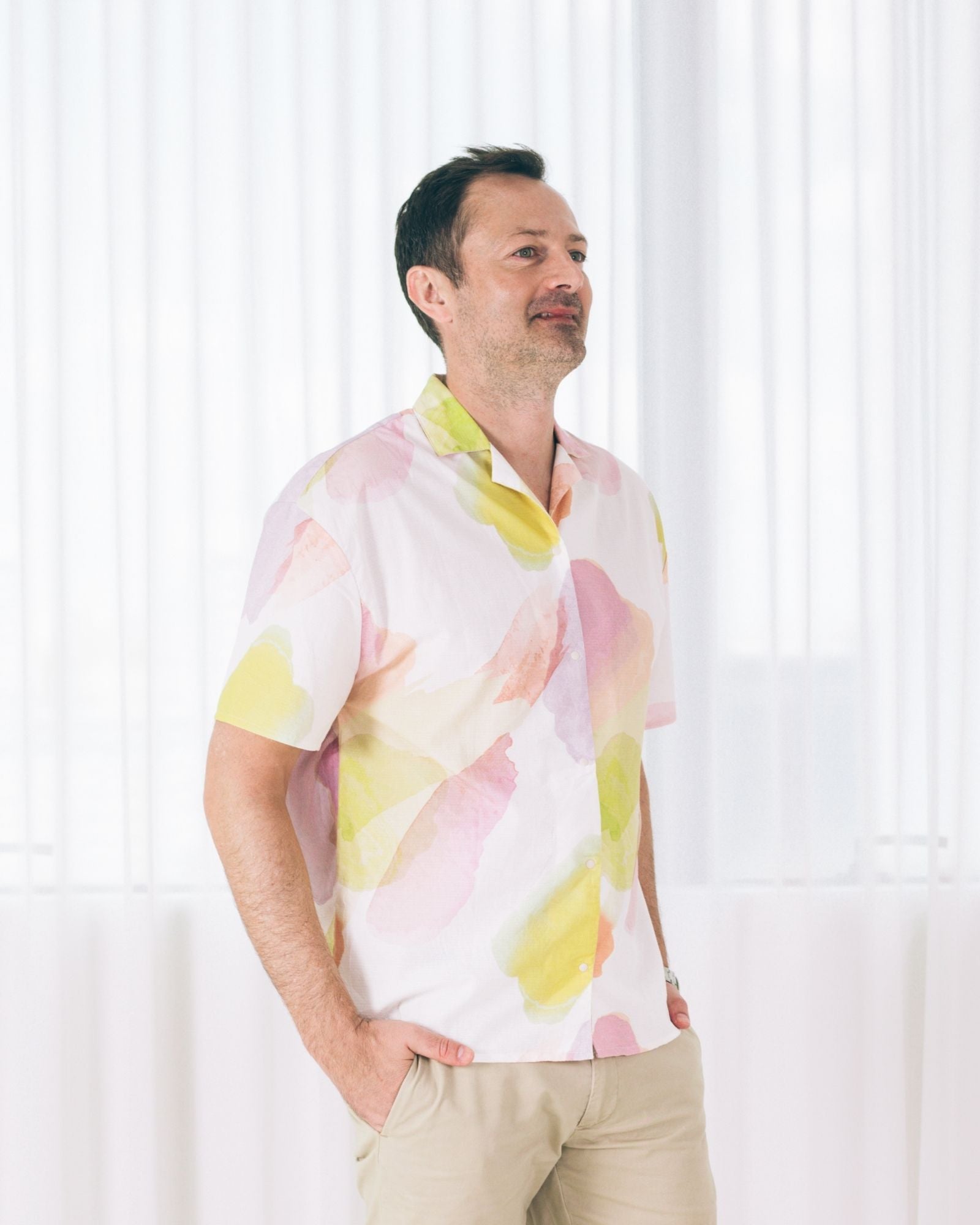 Pre-order: Fruity Retreat Adult's Camp Collar Shirt
