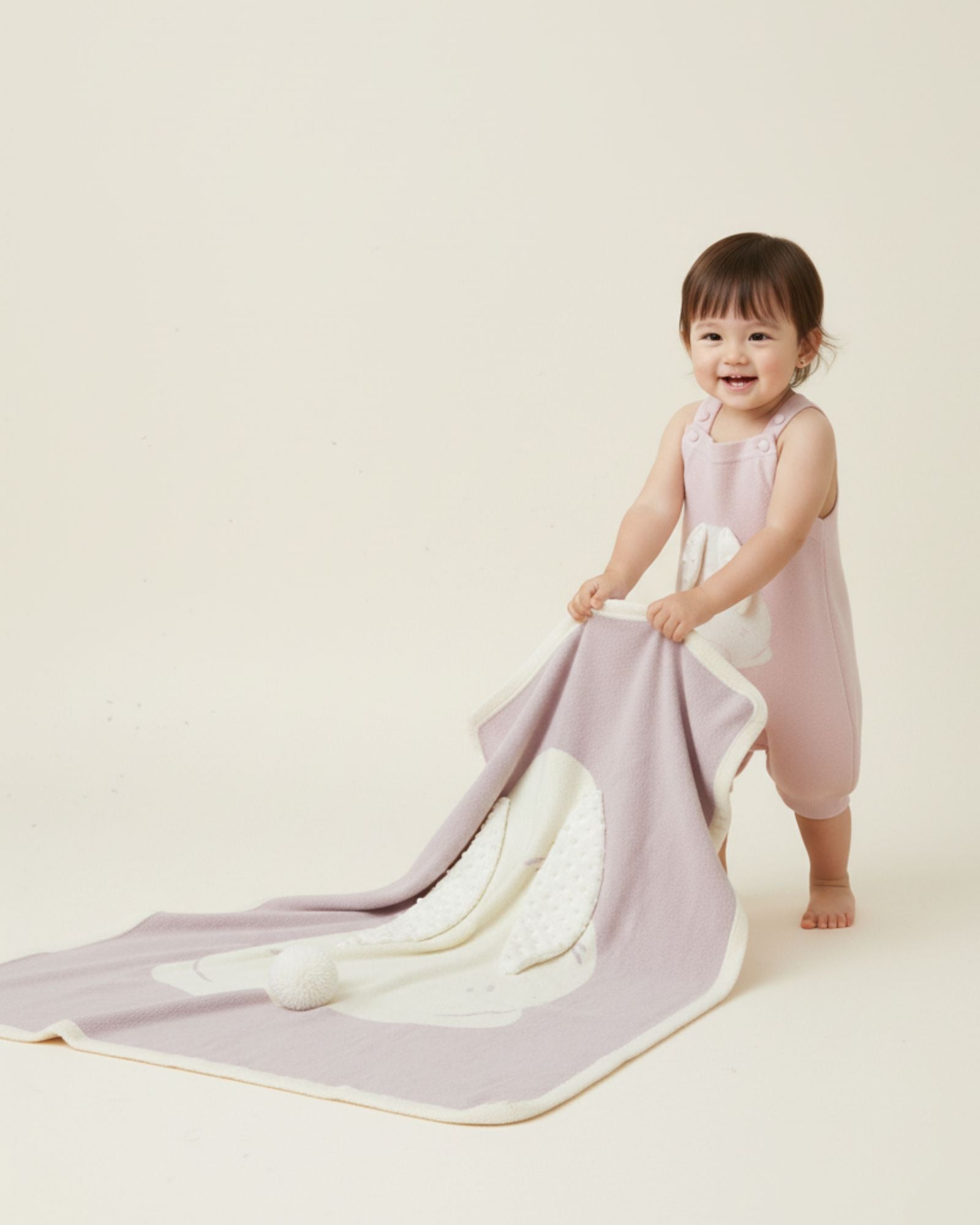 Bunny Knitted Baby Romper