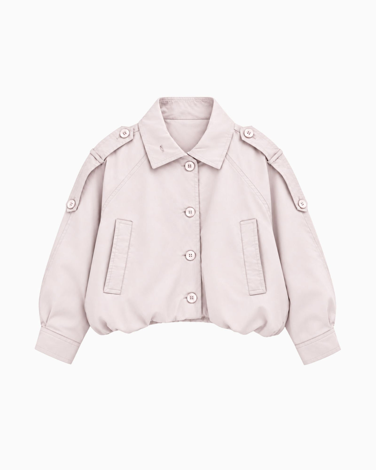 Cropped Balloon Trench Coat (Kids & Adults)