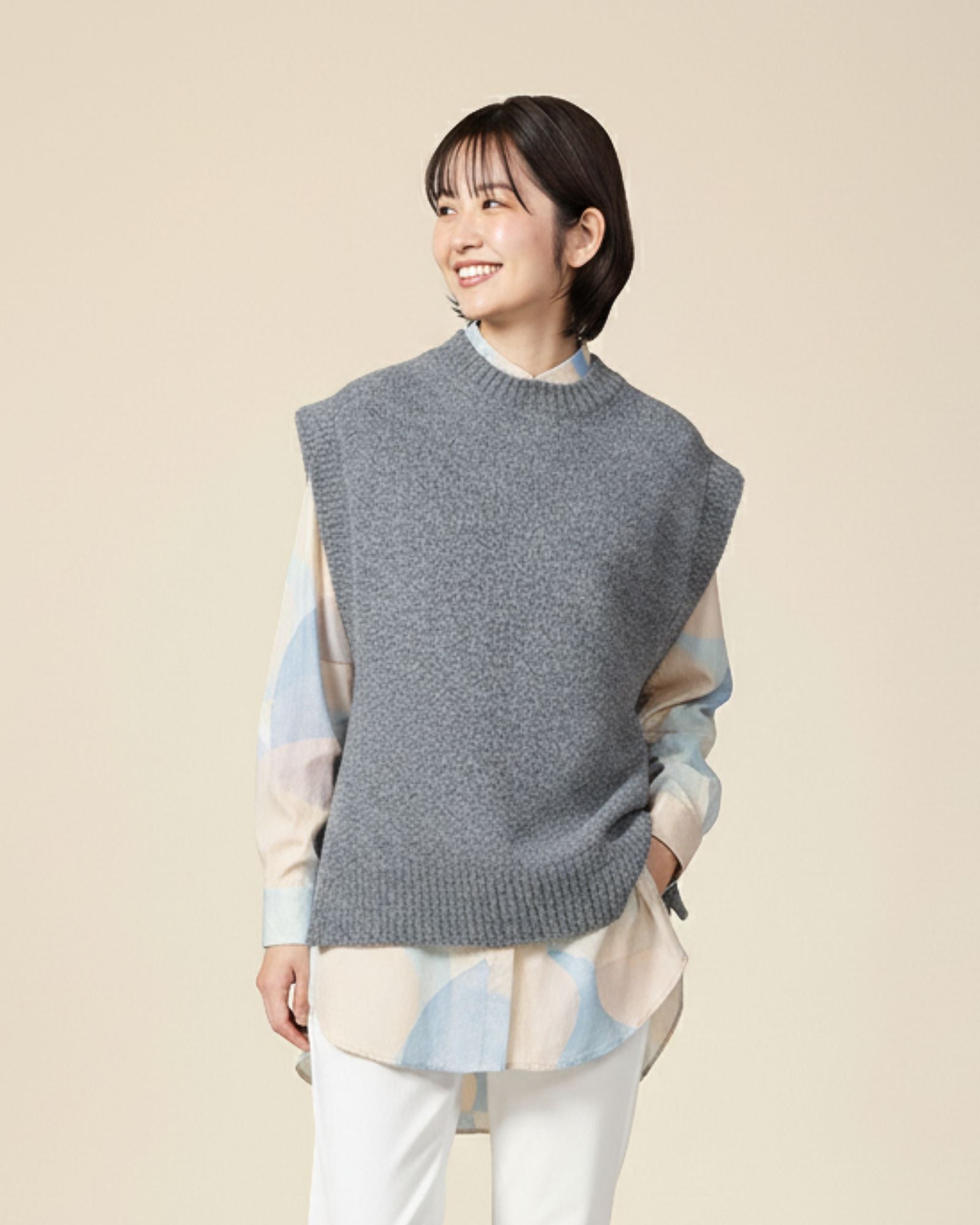 再生針織兩用羅紋背心