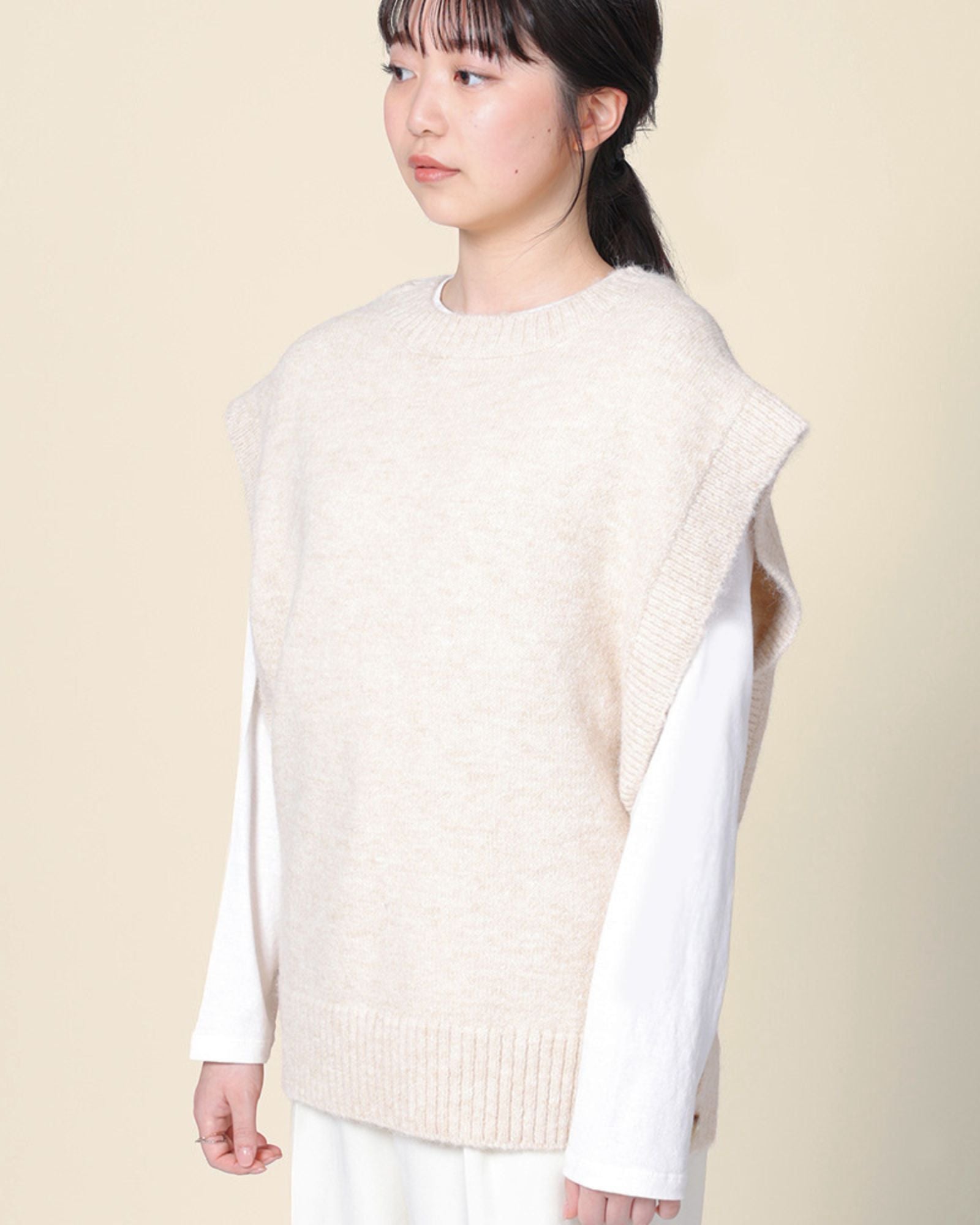 再生針織兩用羅紋背心