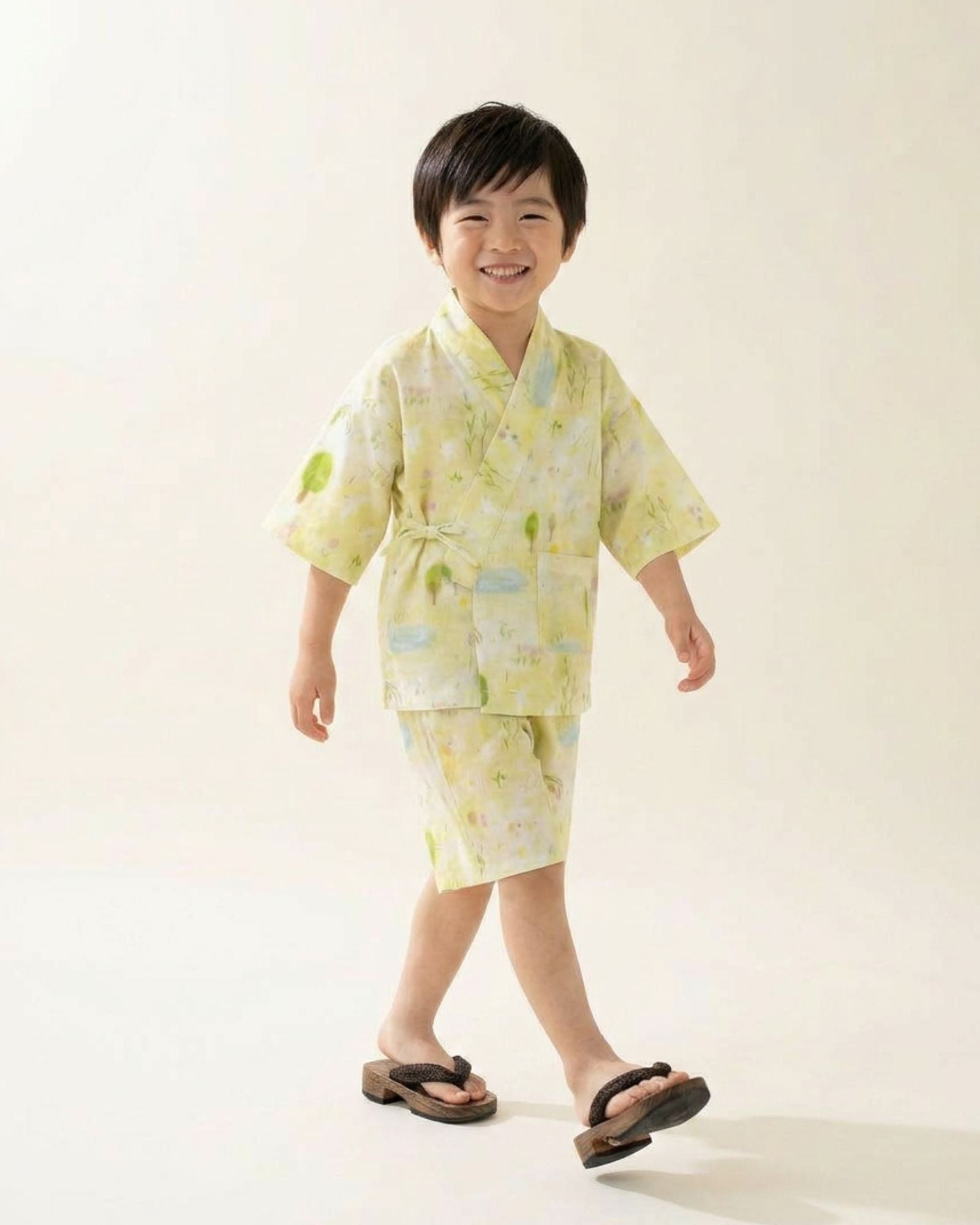 Pre-order: Garden of Gentle Dreams Kids Jinbei Set