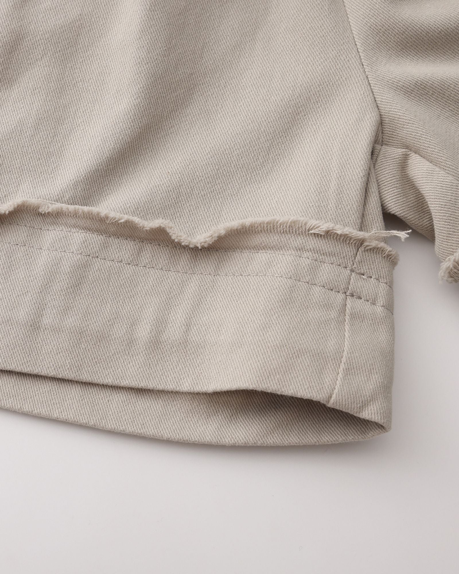 Gray Cuffed Shorts