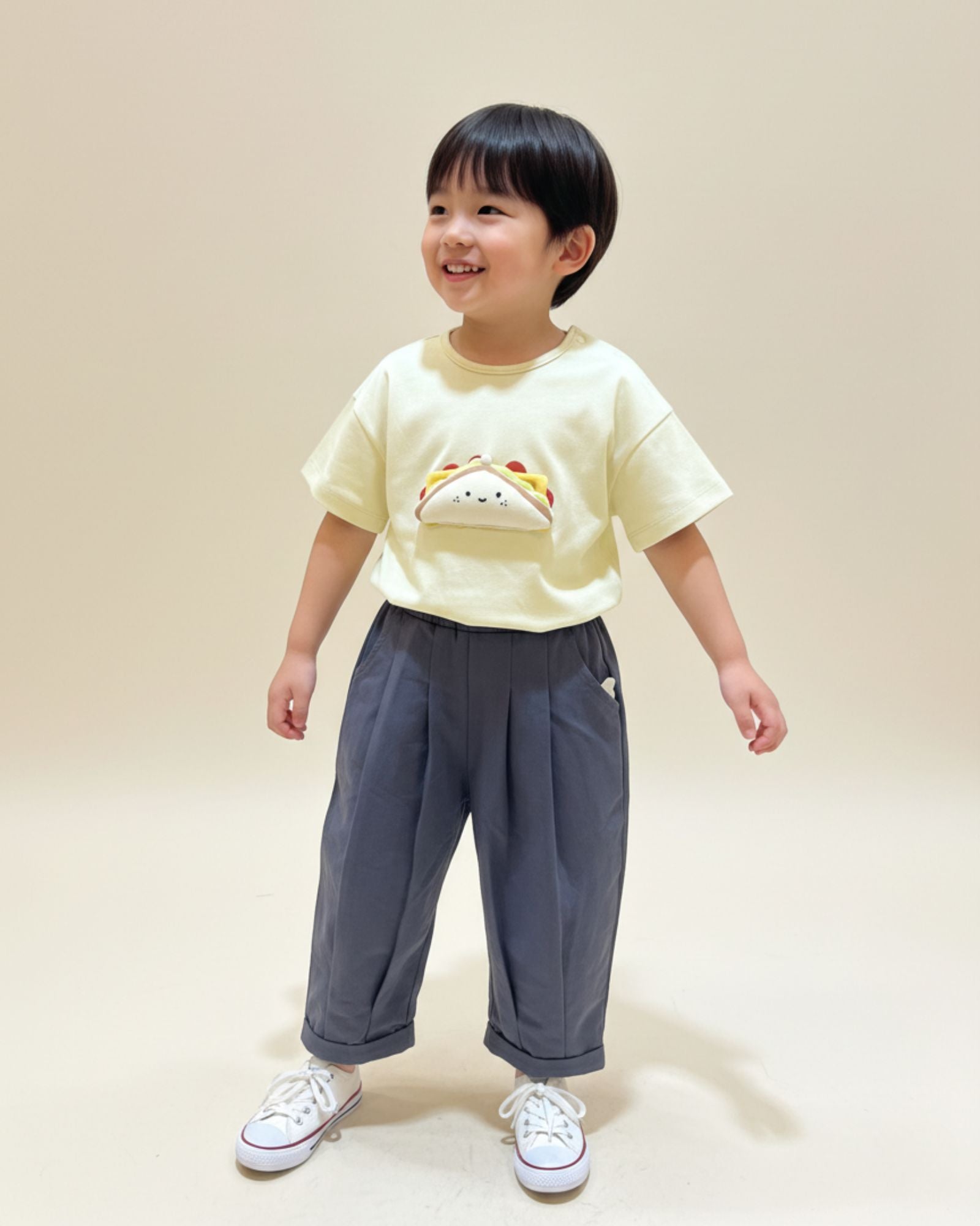 三明治兒童短袖T恤