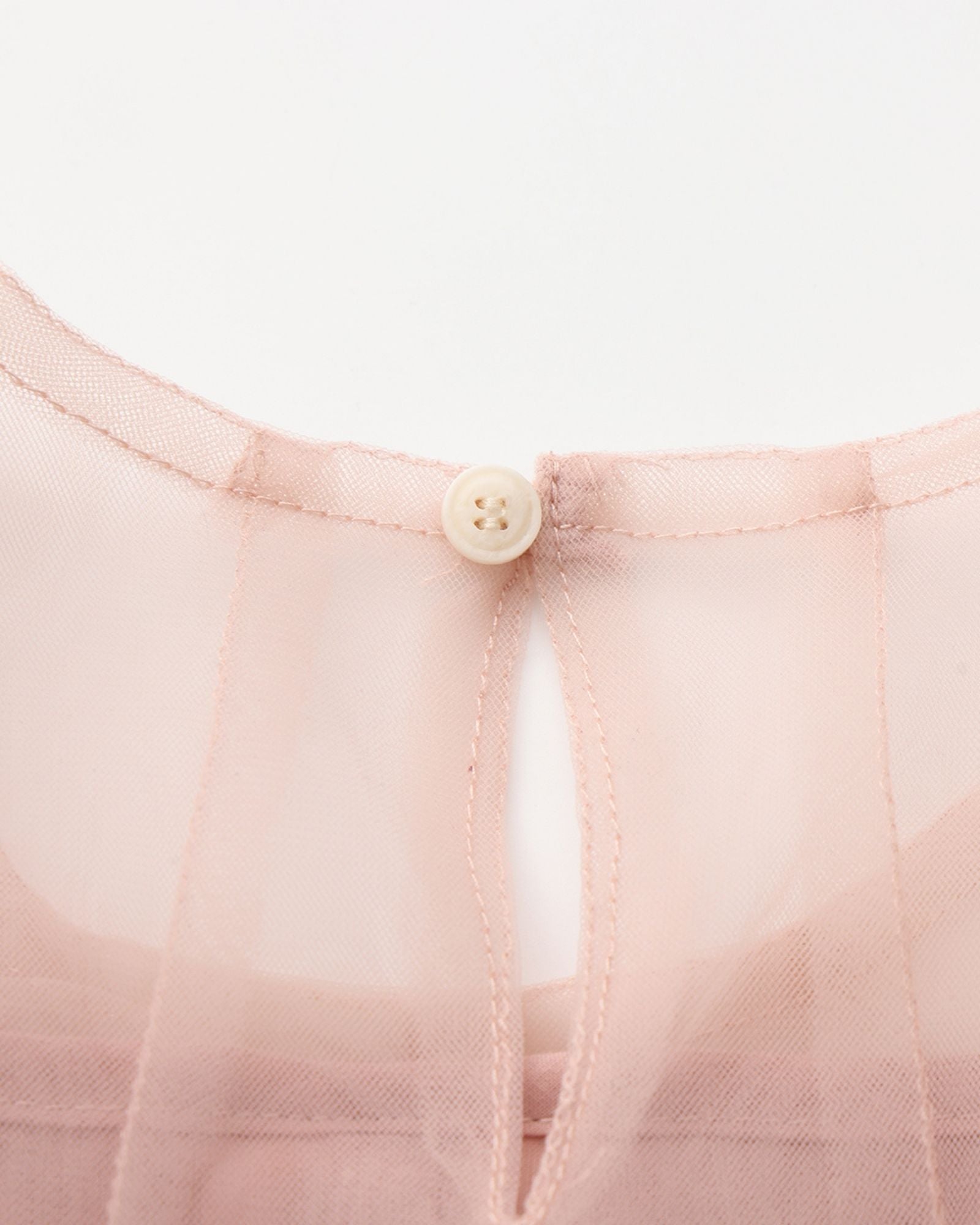 奇幻2合1女童紗連身裙 - 玫瑰粉色