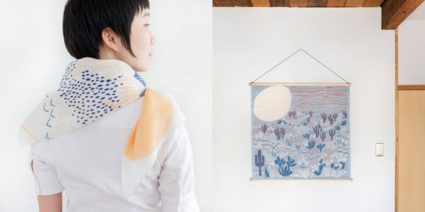 Wearable art: Furoshiki by mimi mono