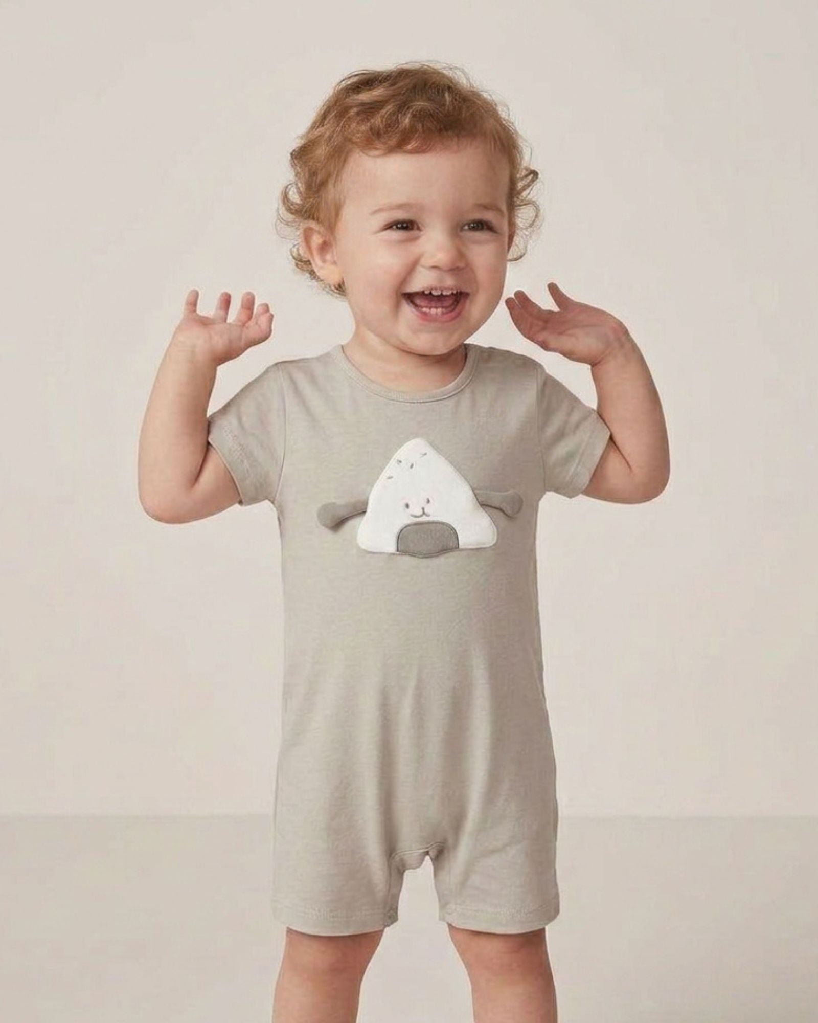 Pre-order: 3D Onigiri Baby Romper