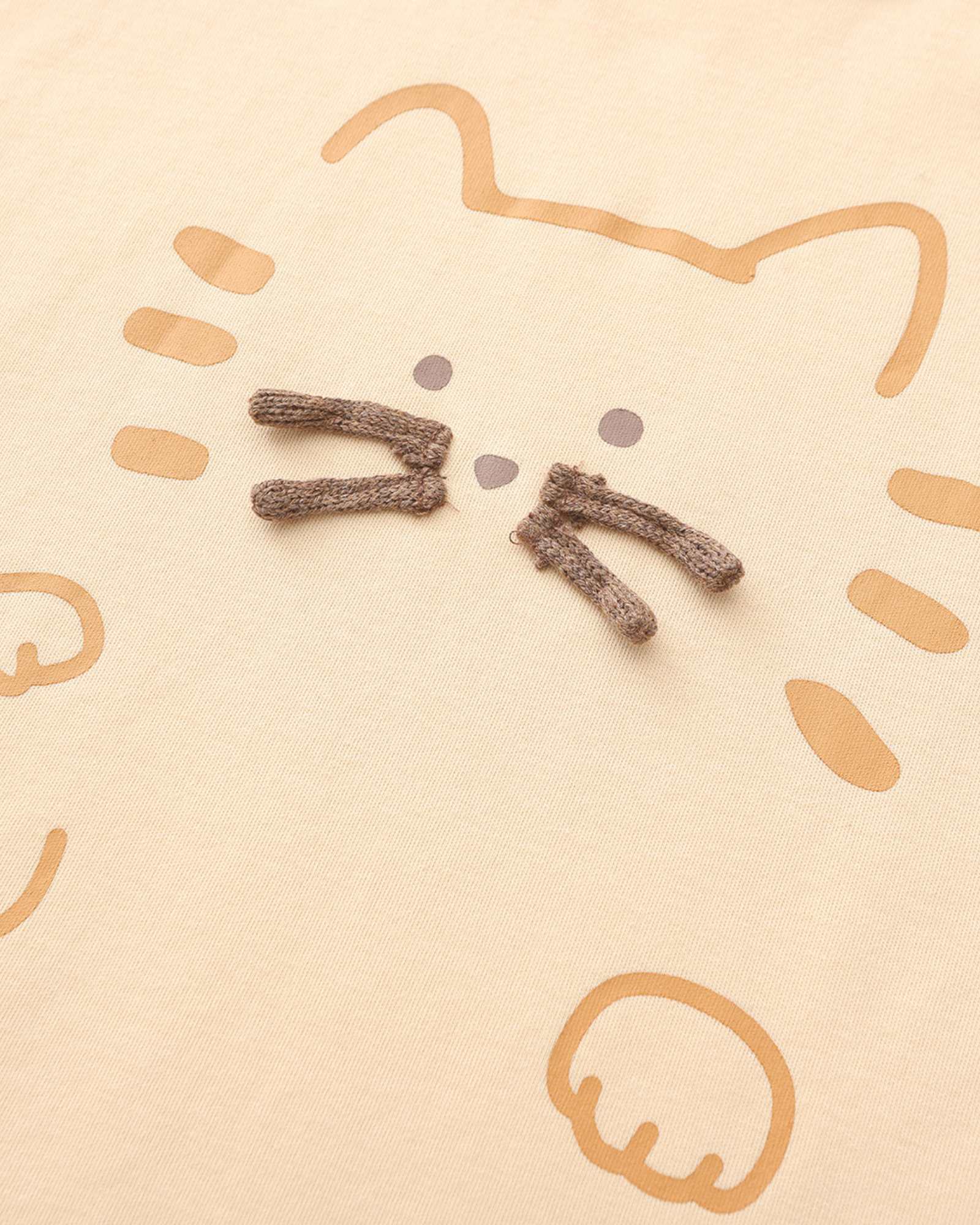 ニットウィスカーキャットキッズタンクトップ