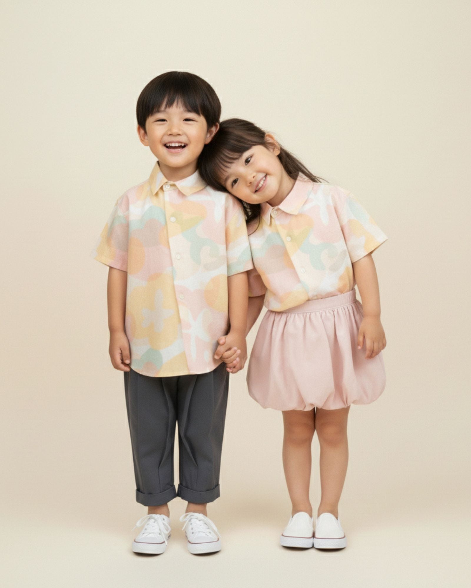 Online-exclusive: Blissful Blooms Asymmetrical Kids Shirt