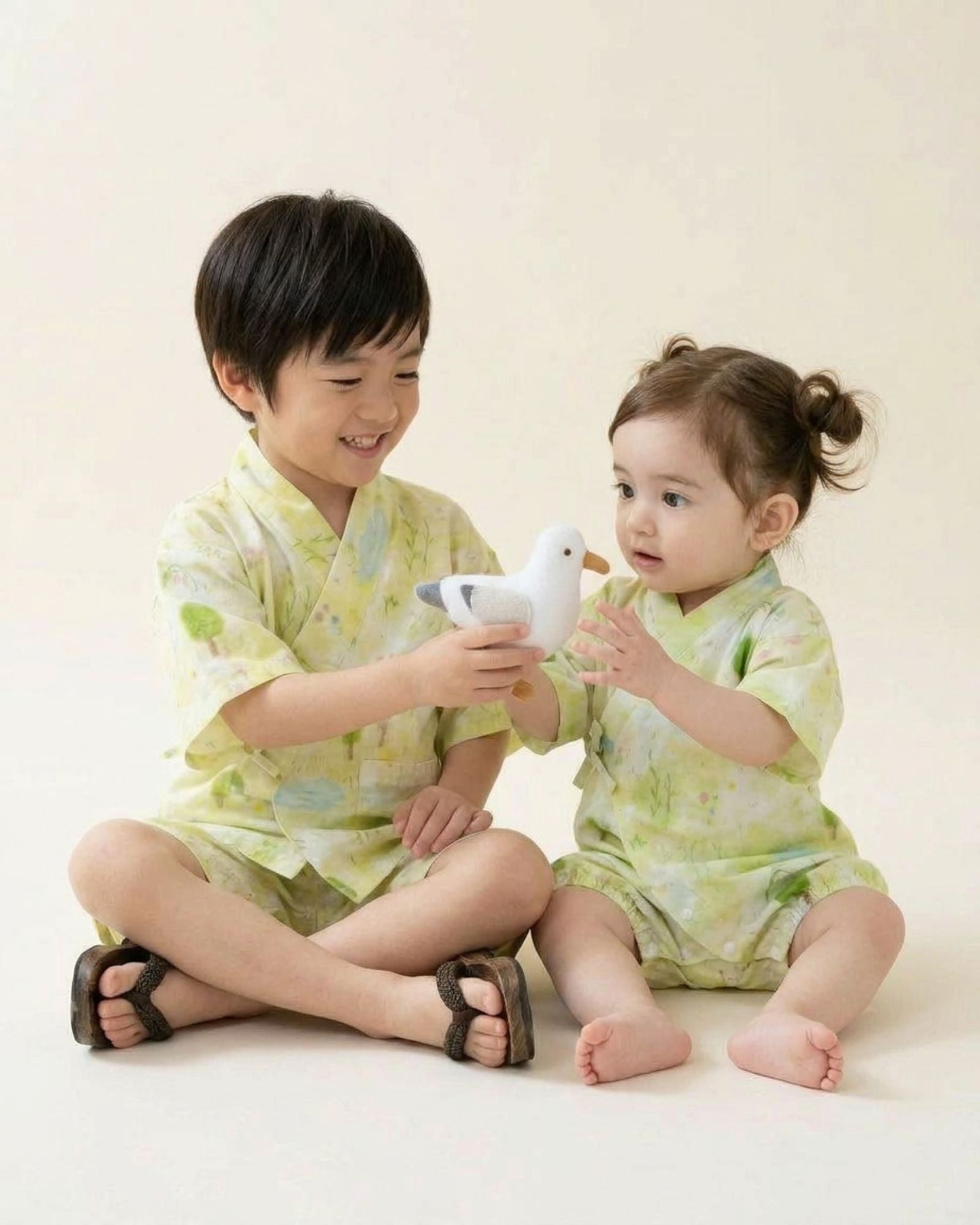 Pre-order: Garden of Gentle Dreams Baby Kimono