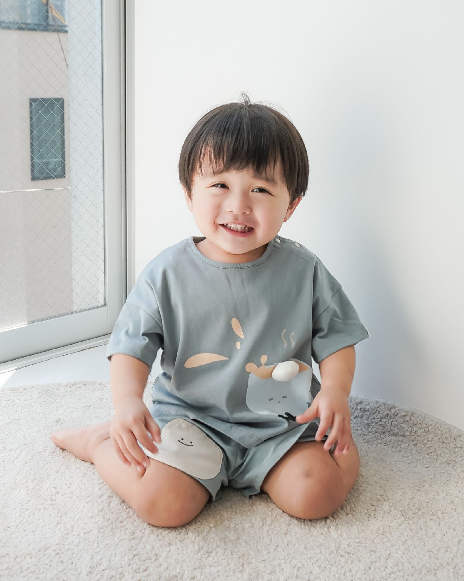 マシュマロココア キッズTシャツ