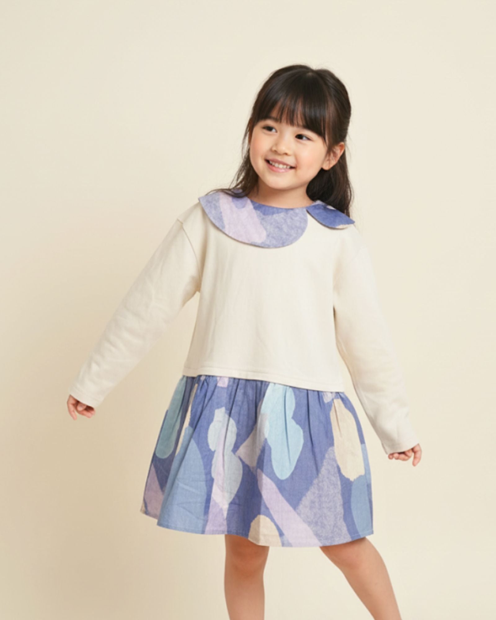 Pre-order: Moonlit Glow Asymmetrical Girls Dress