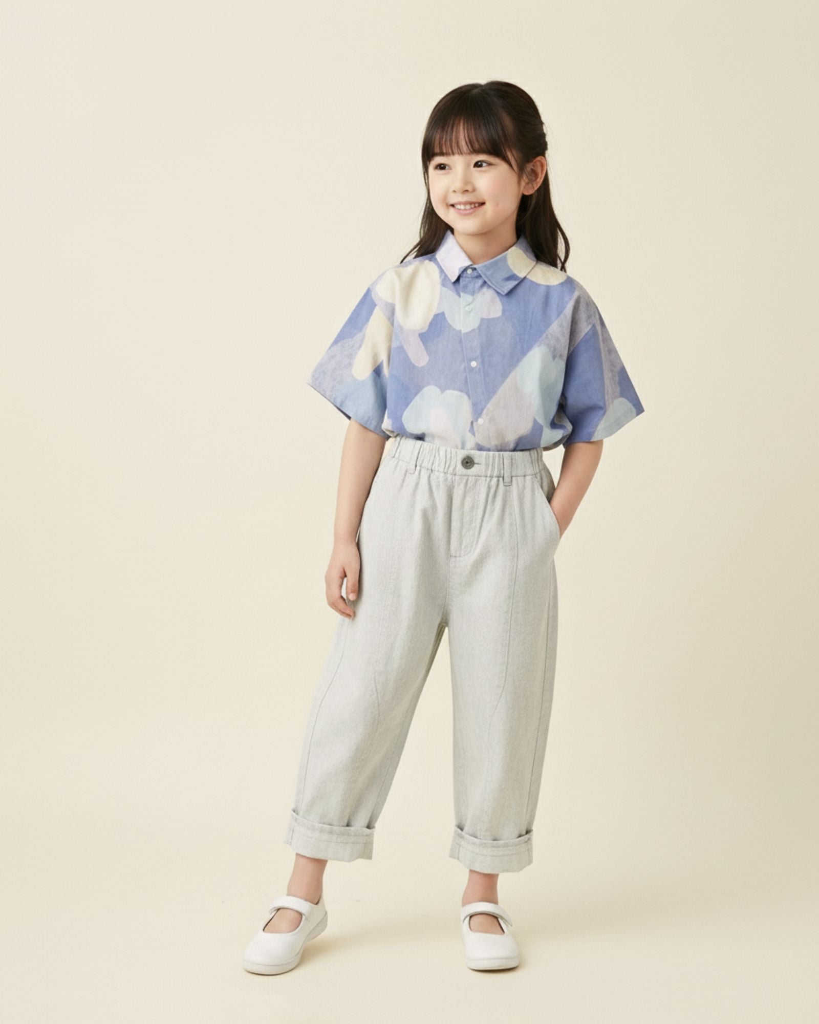 Pre-order: Moonlit Glow Asymmetrical Kids Shirt