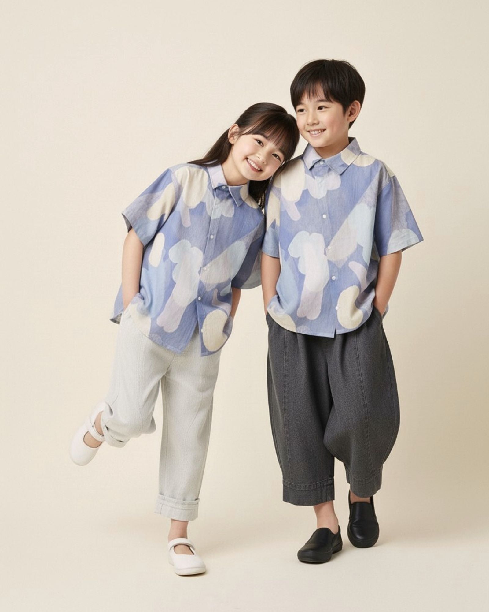 Pre-order: Moonlit Glow Asymmetrical Kids Shirt