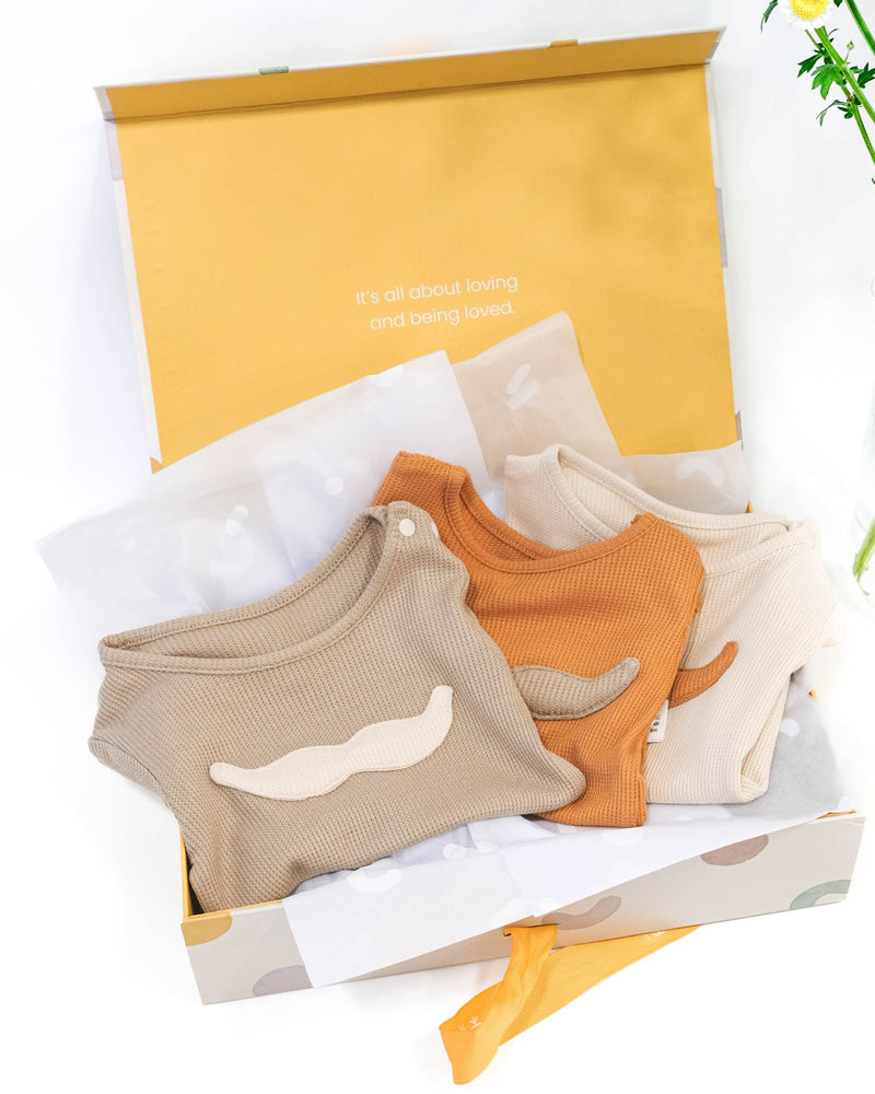 Little Moustache Baby Gift Set