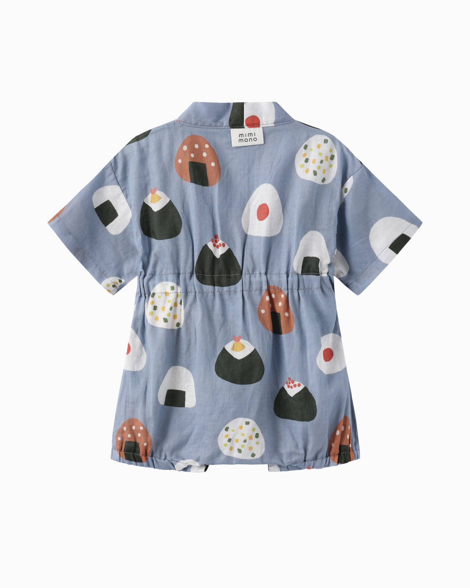 Oishii Sushi Baby Kimono - Dusty Blue