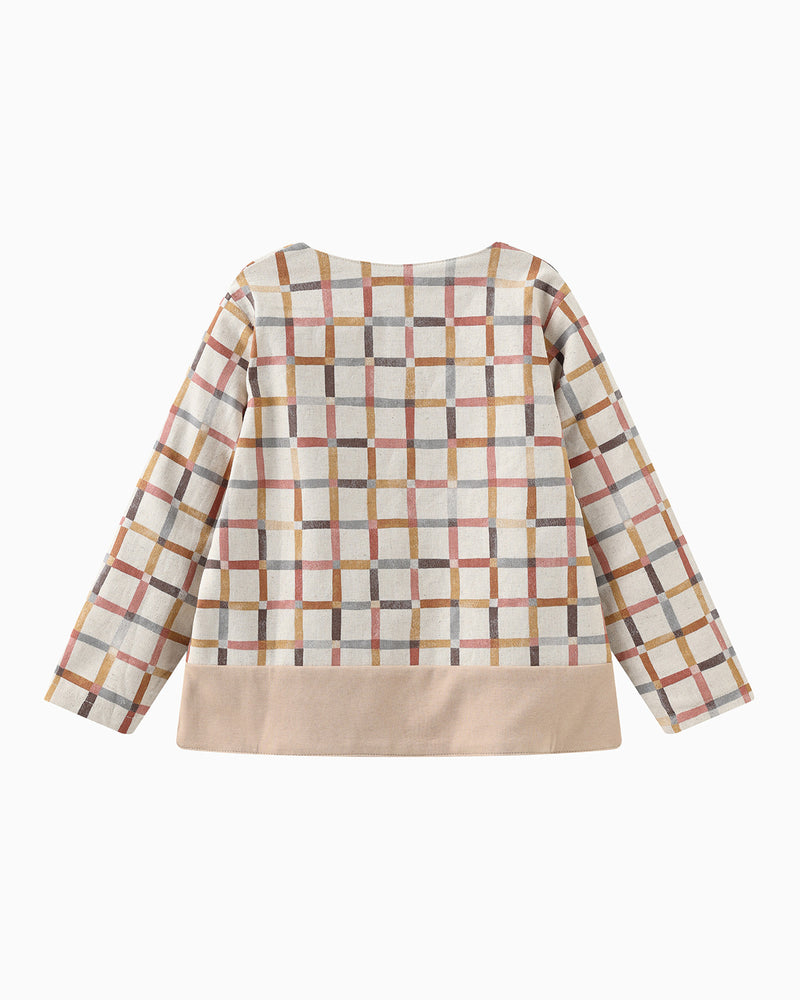 Reversible Checkered Jacket