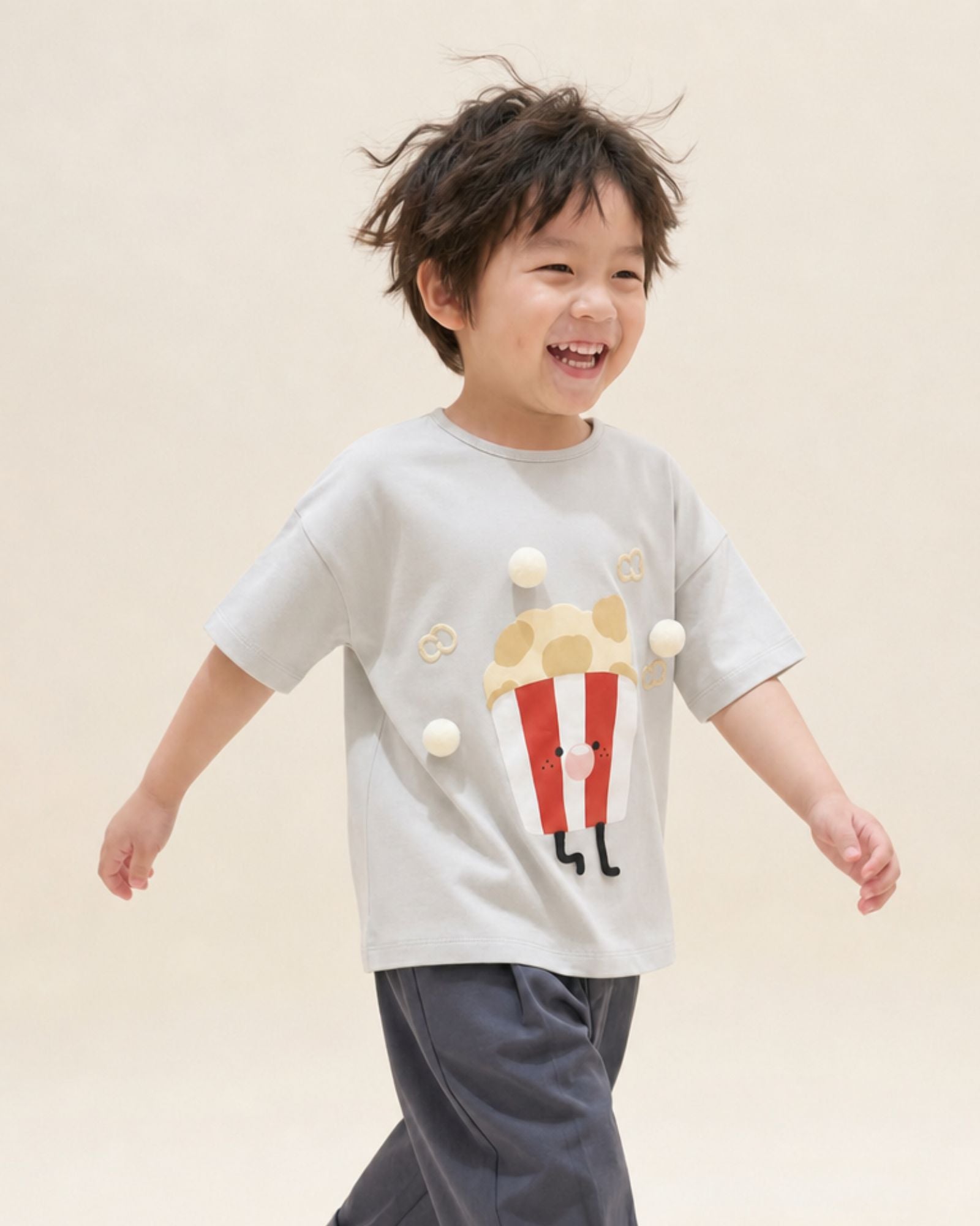 ポップコーンパフ キッズTシャツ