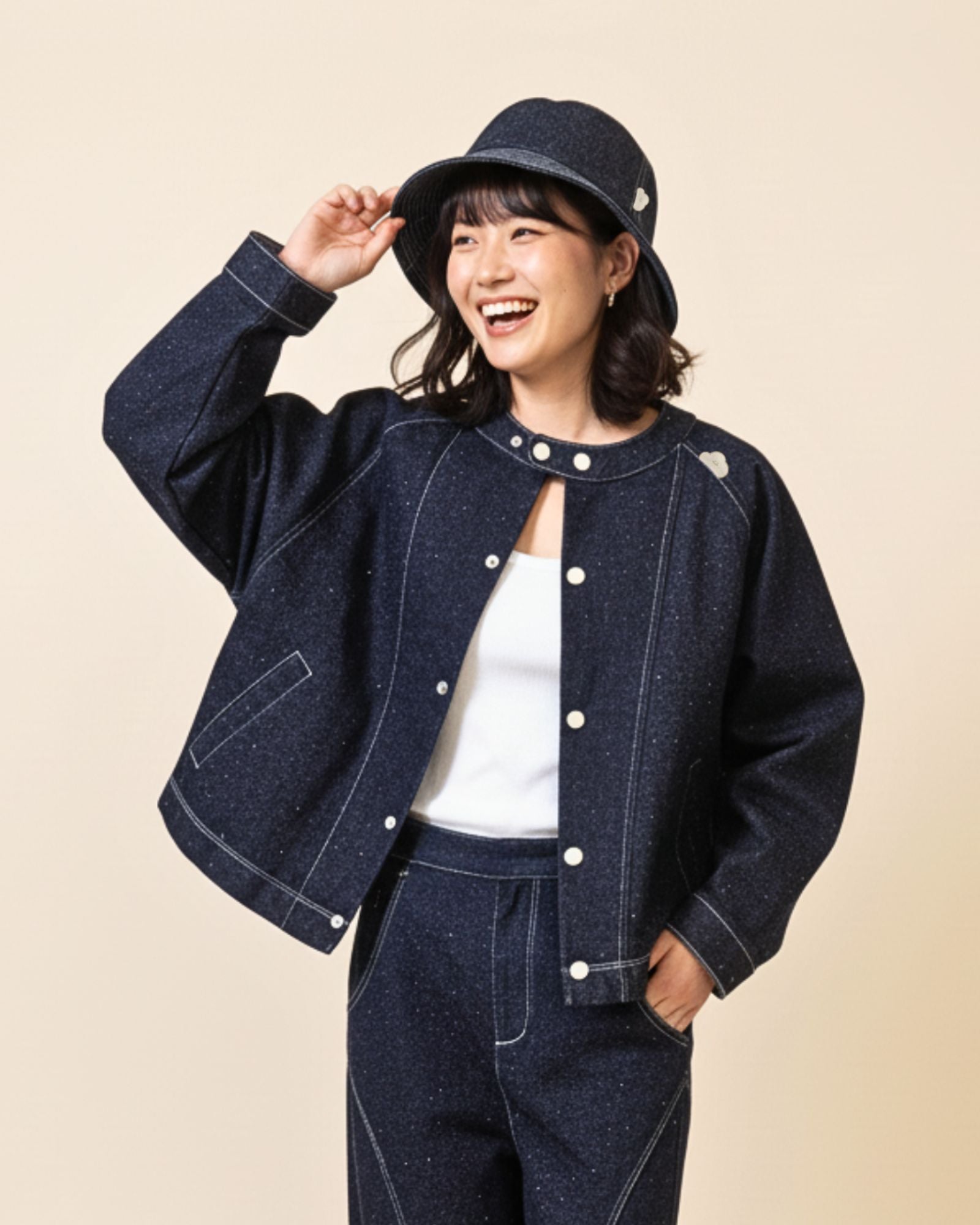 Pre-order: Sprinkles Denim Bucket Hat