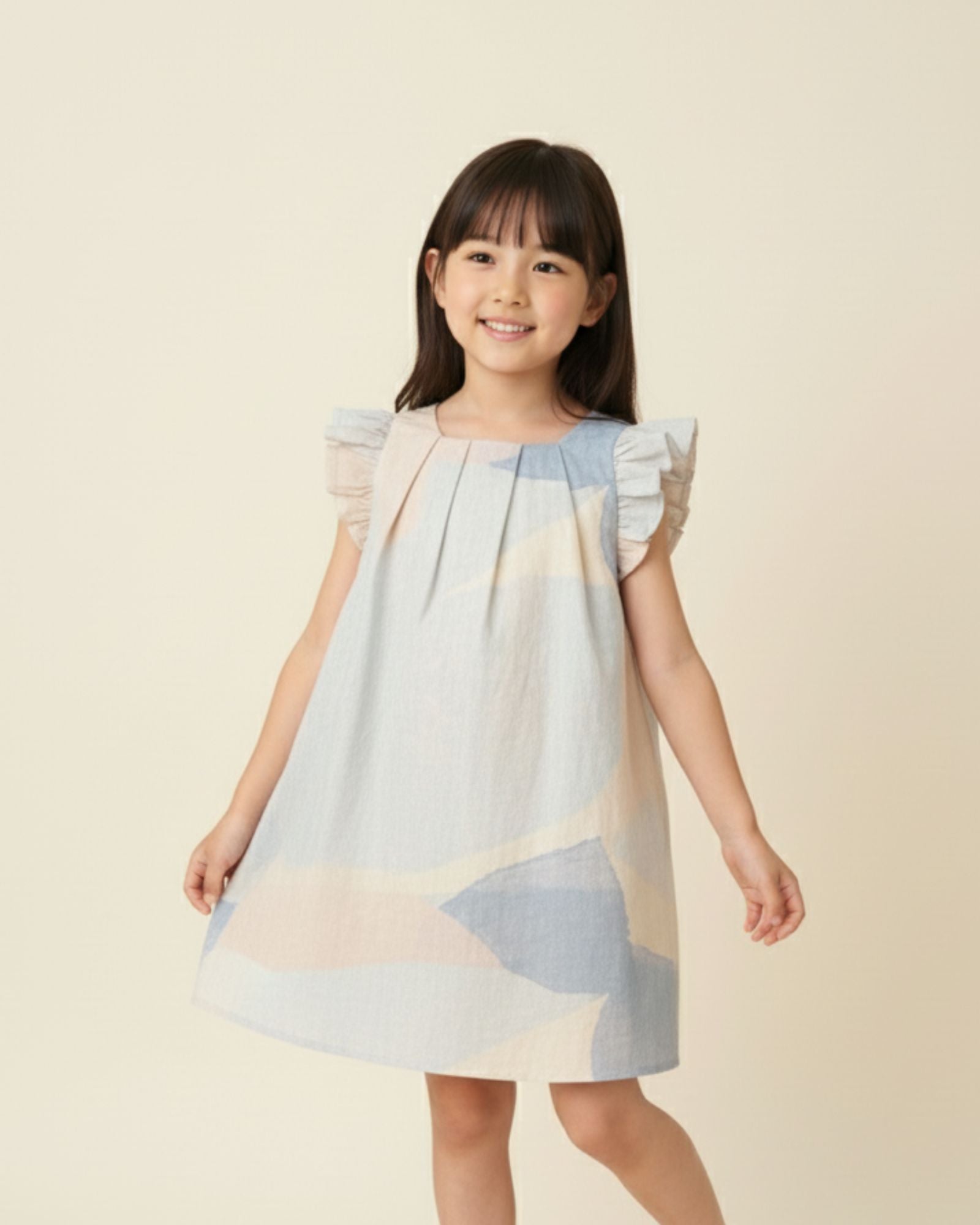 Pre-order: Sunlit Sparks Butterfly Girls Dress