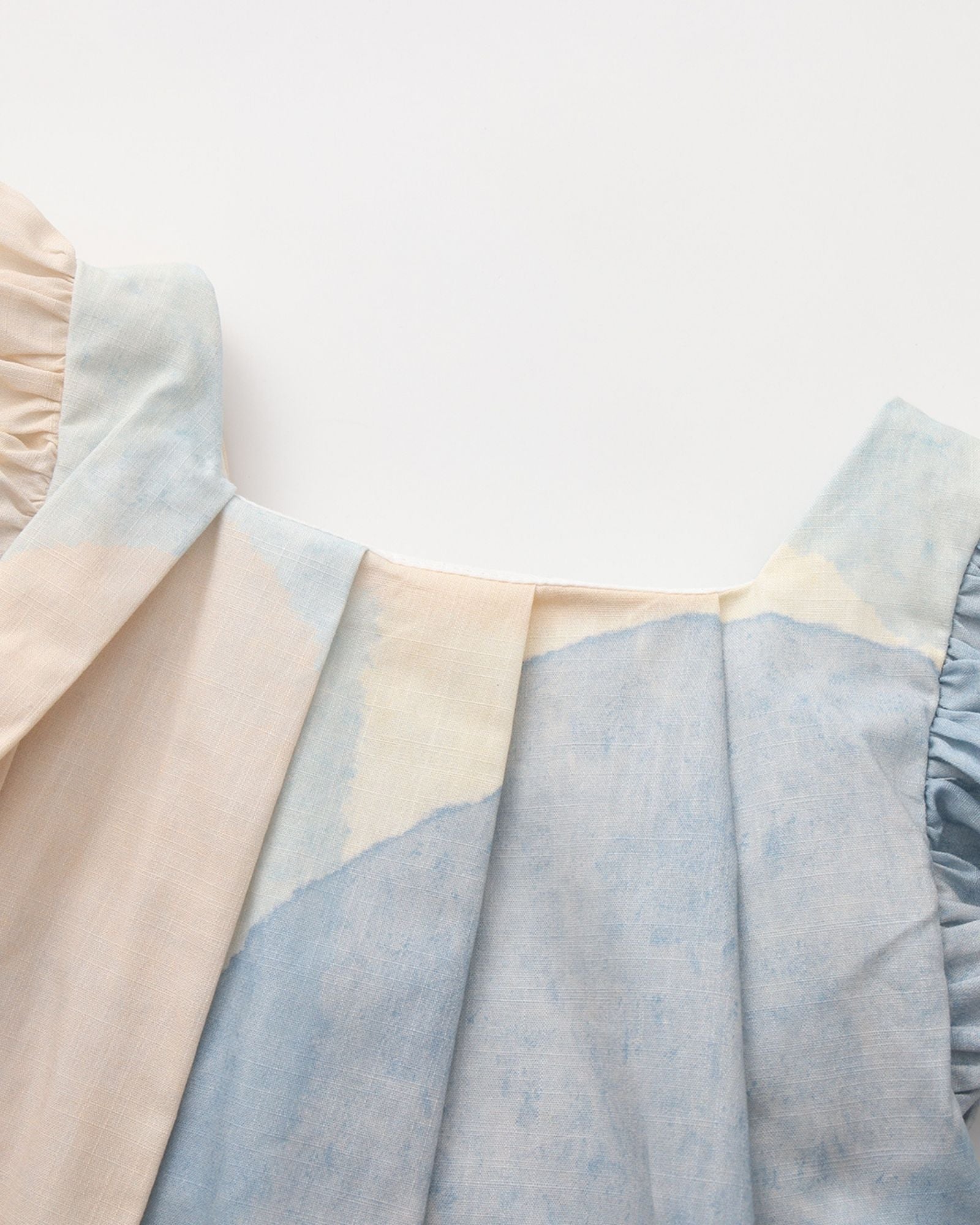 碧海沙洲 飛袖連身裙