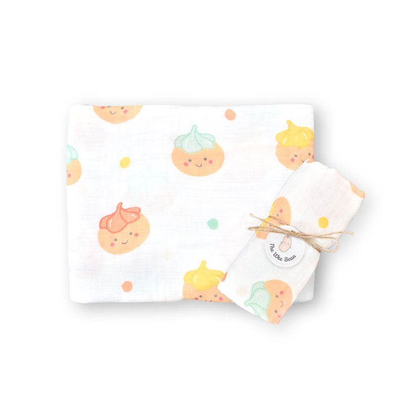 Organic Bamboo Blend Swaddle - Iced Gem Biscuits