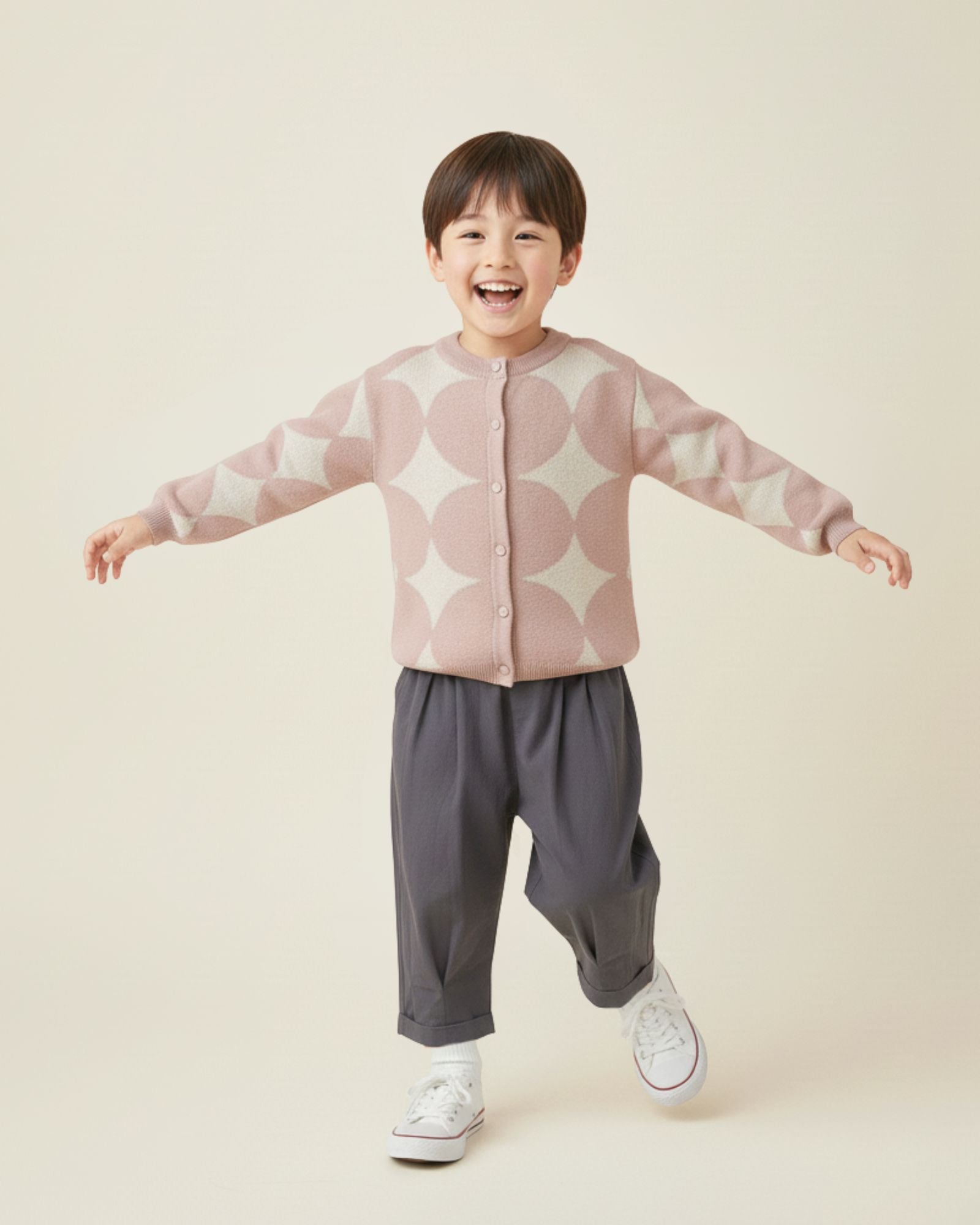 Pre-order: Twinkle Stars Knitted Cardigan (Kids & Adults)
