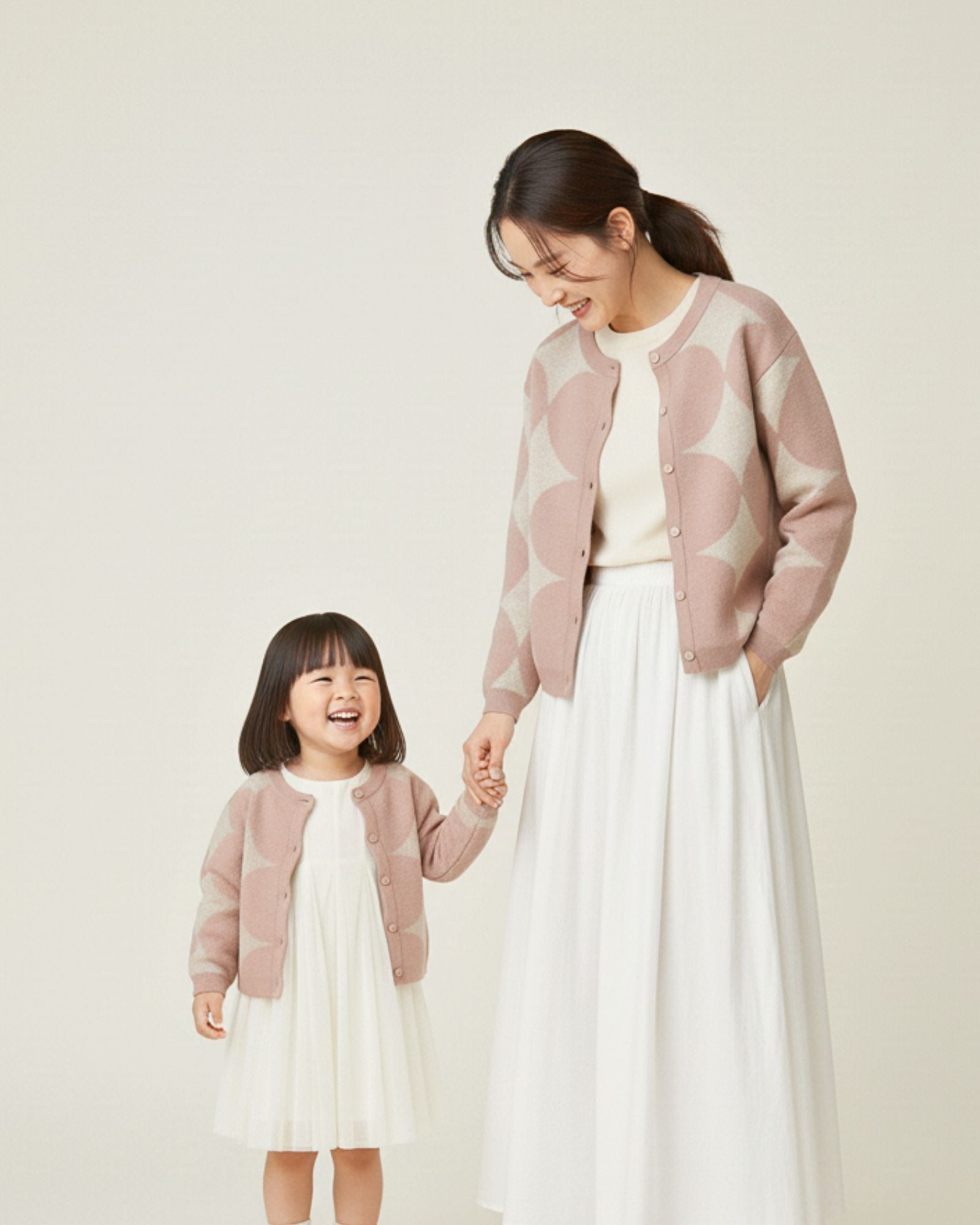 Pre-order: Twinkle Stars Knitted Cardigan (Kids & Adults)