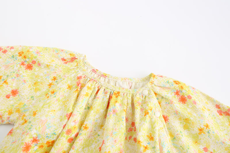 Baby Puffy onesie, Wonderful Garden, Herb Prints