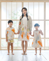 Mums Balloon Colourblock Midi Dress
