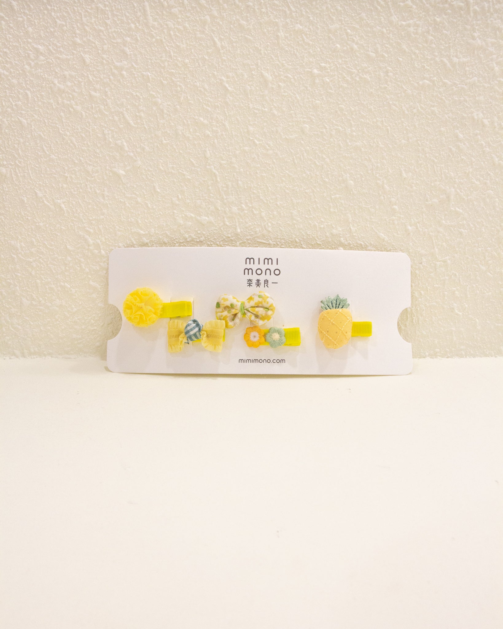 菠蘿髮夾套裝（黃色）