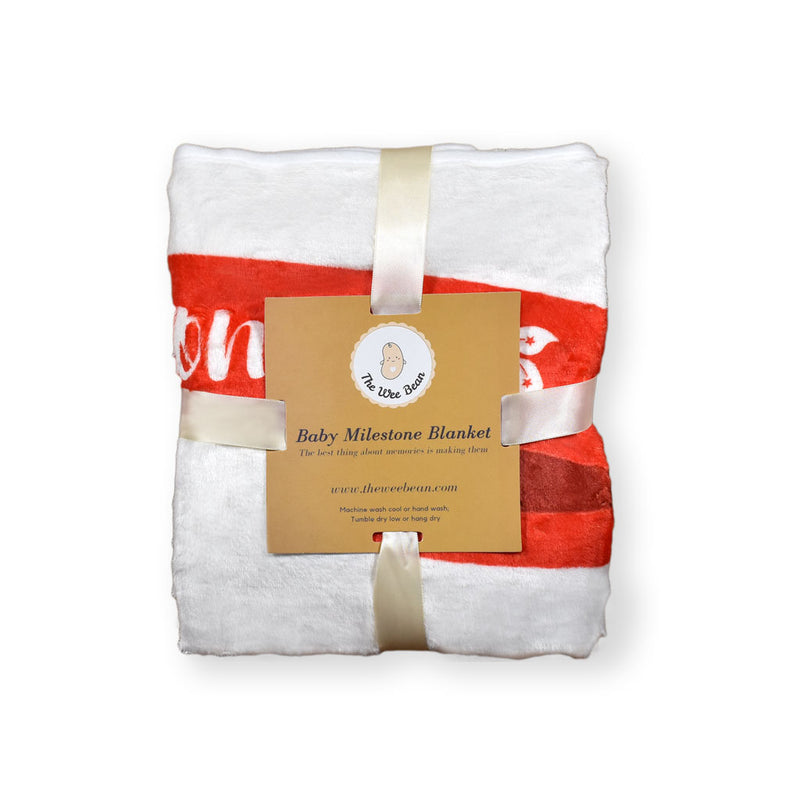 Fleece Milestone Blanket - I'm All That and Dim Sum