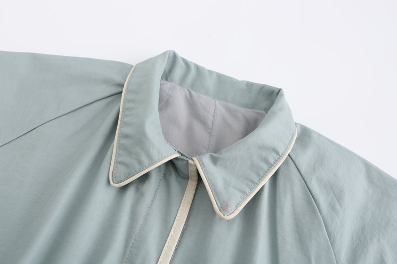 Moms Colourblock Trenchcoat