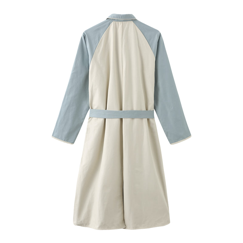 Moms Colourblock Trenchcoat