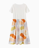 Mums Balloon Colourblock Midi Dress