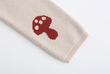 MushroomsKnittedCardigan, 100% Cotton