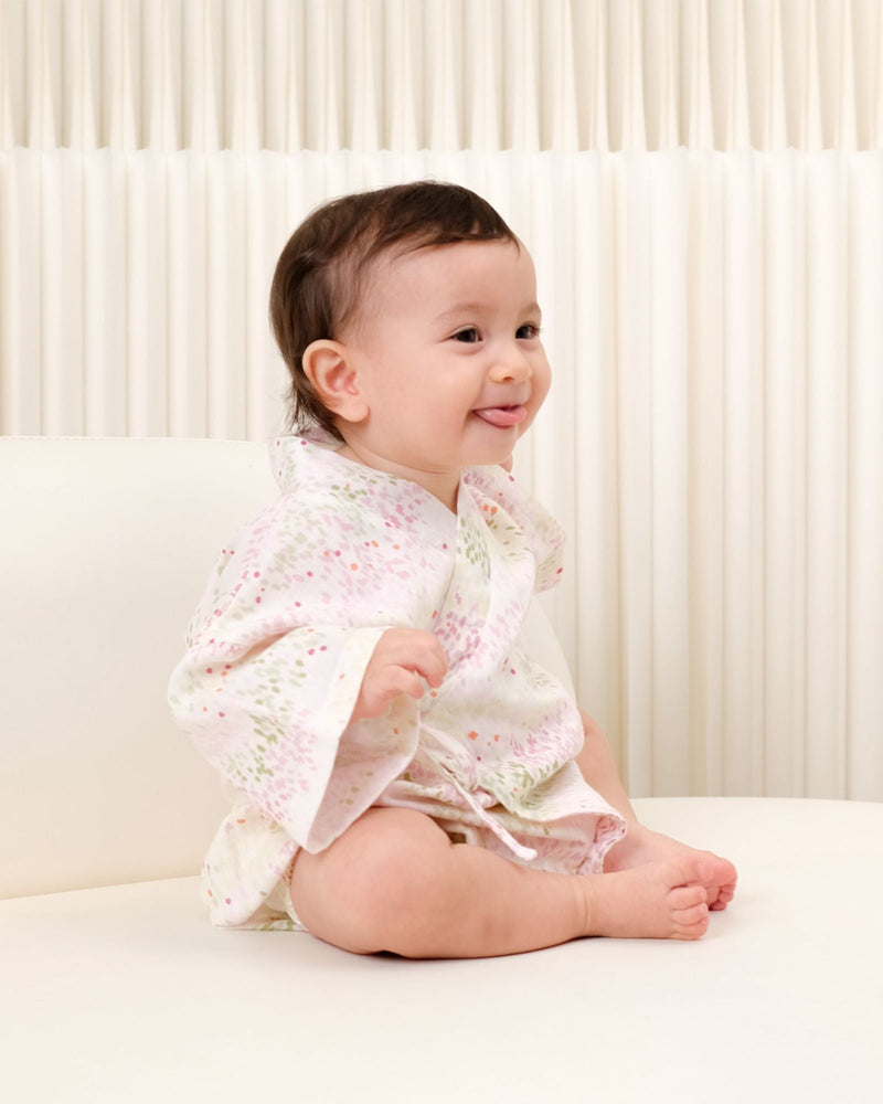 Petal & Pastels Baby Kimono - pink