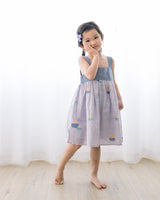 Paper Boat Colourblock Dress