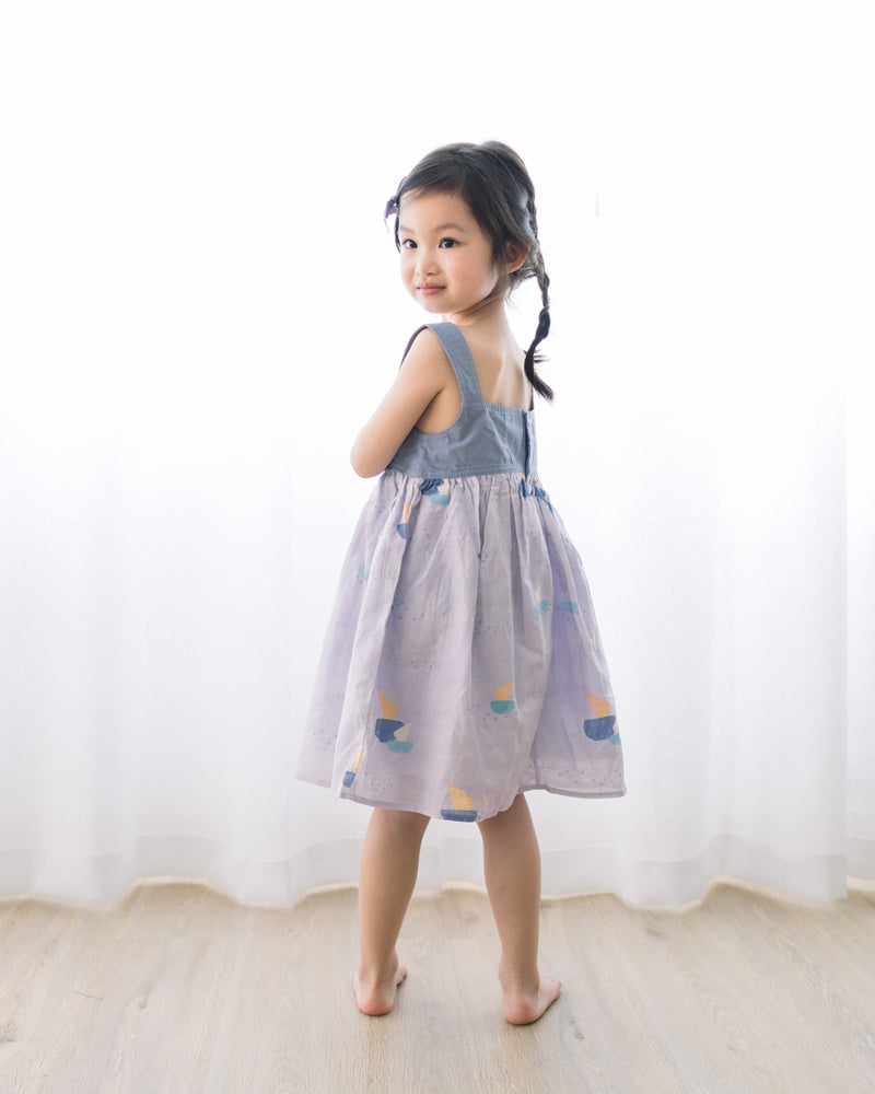 Paper Boat Colourblock Dress