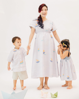Paper Boat Colourblock Dress