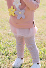 Girl Leggings, Tulle Skirt with Leggings