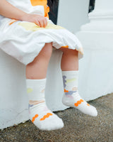 Balloon Knitted Socks (White)