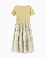 Mums Wild Flowers Colourblock Midi Dress