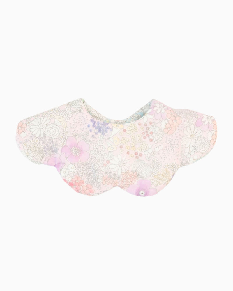 Flower Bib, Handmade, Japanese Double Gauze, Skin-friendly
